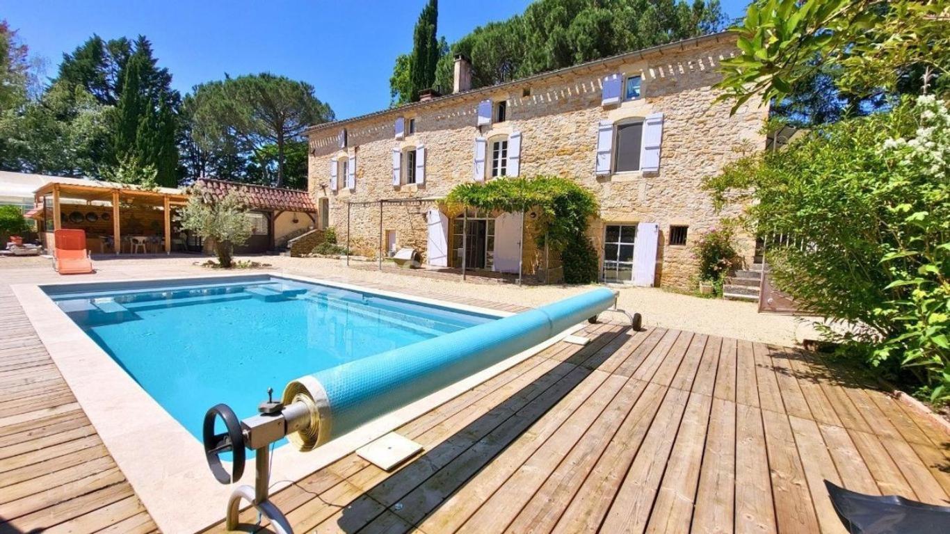 Domaine La Buissiere Duravel "La Maison" Piscine Privative Exterior photo